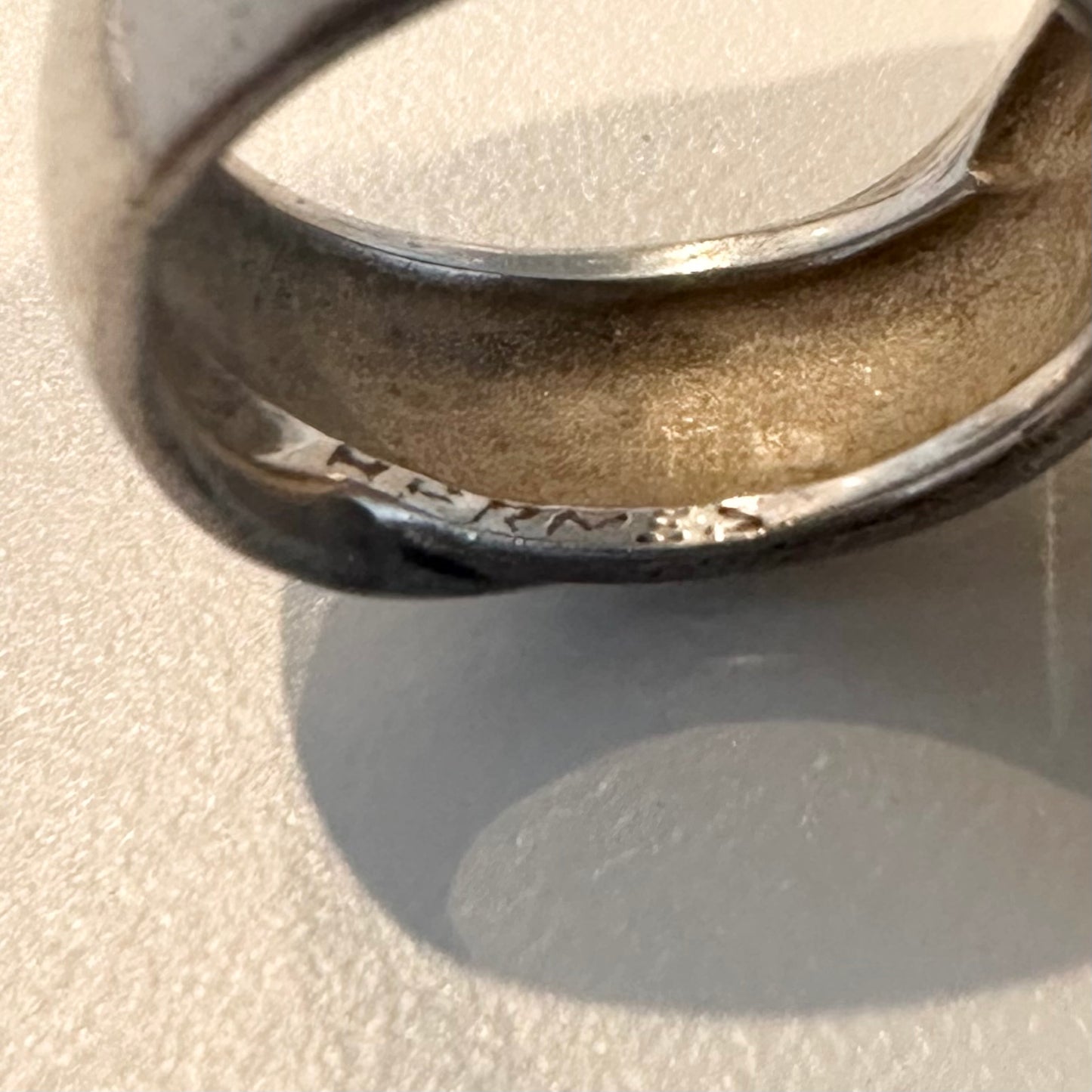 70-80s Hermès Volt ring vintage 925