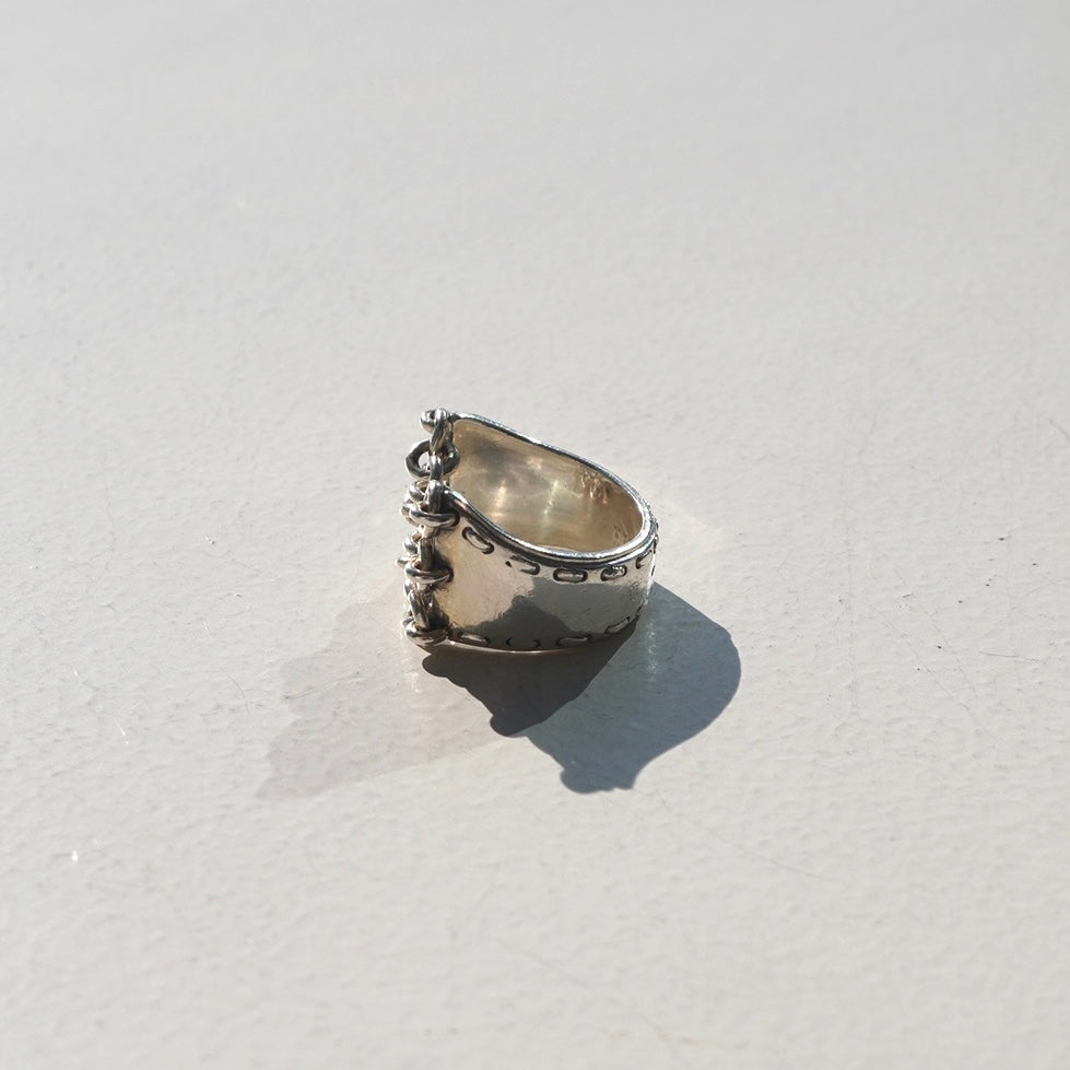 80s-90s Hermès Ring vintage SV925 50