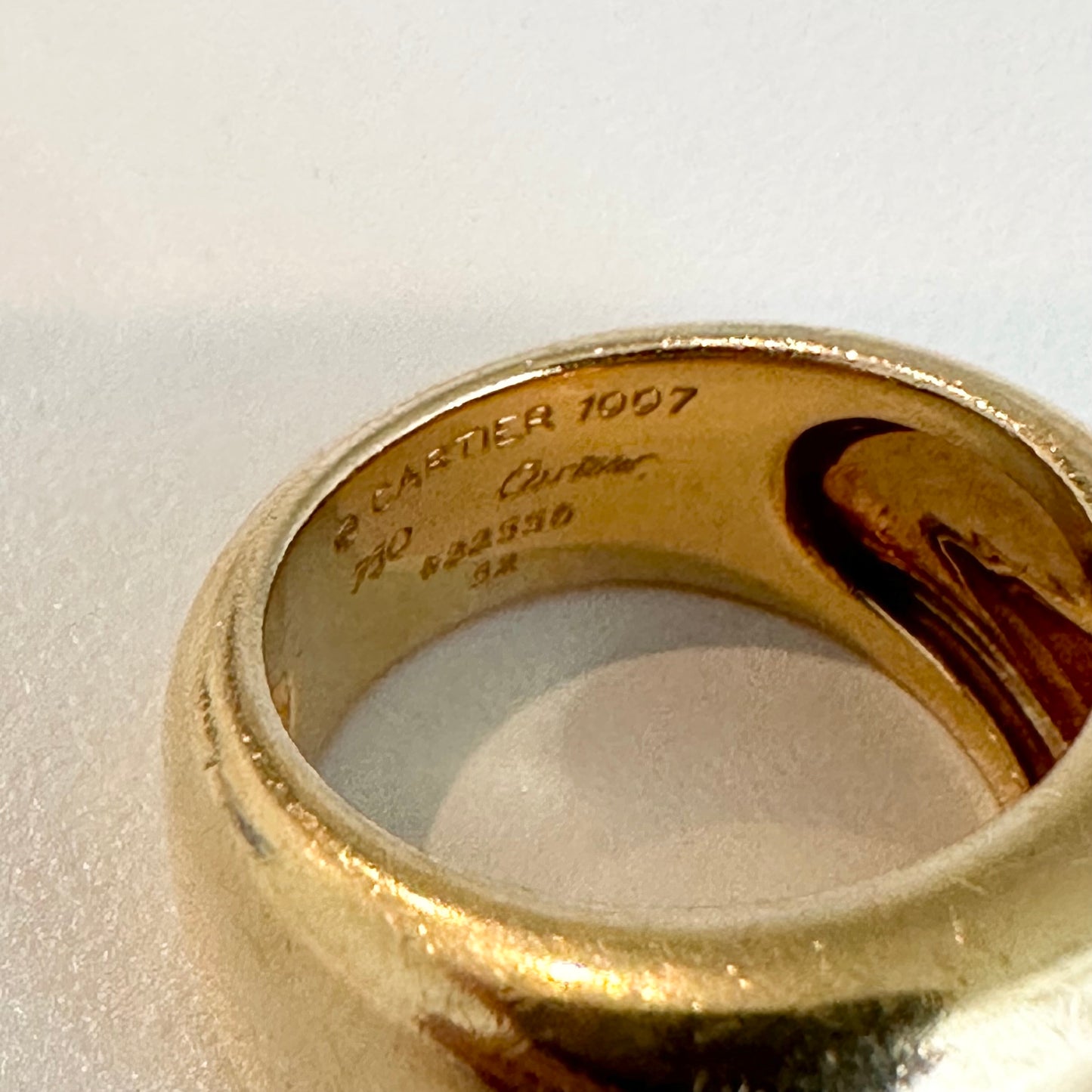 97s Cartier Nouvelle Vague ring vintage 750