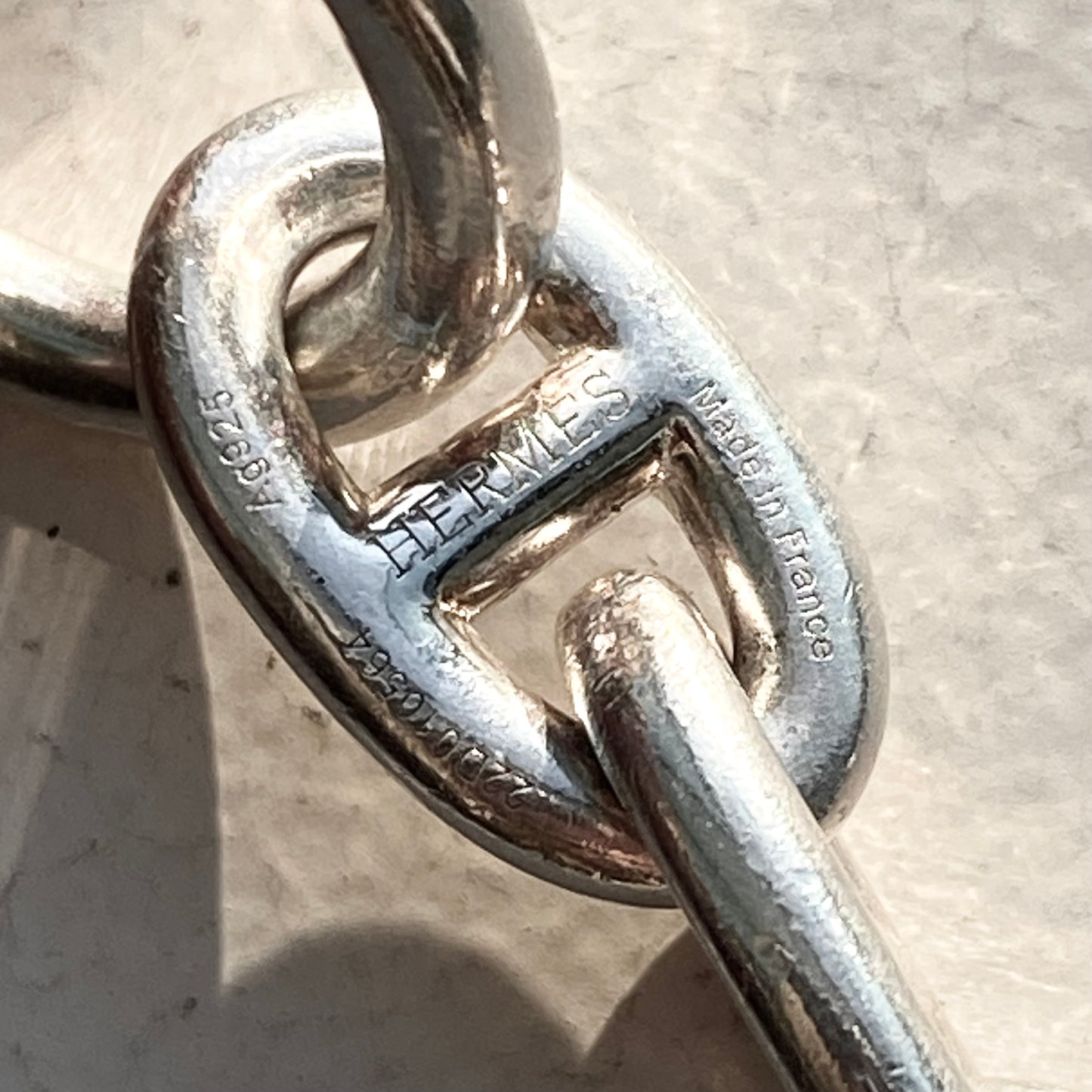 Hermès Chaine d'ancre bracelet MM 17 SV925