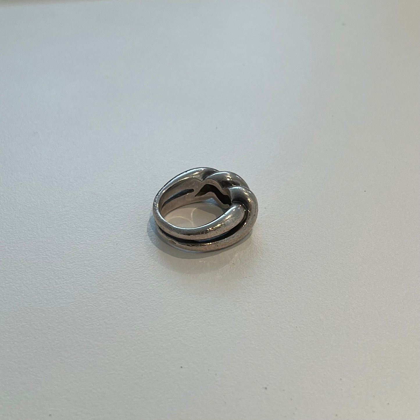 80-90s Hermès Torsard Ring vintage SV925 55