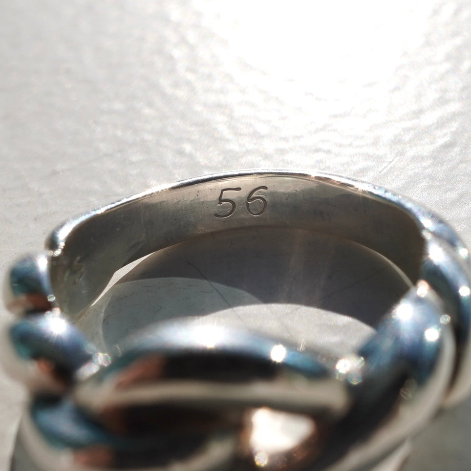 70s-80s Hermès Torsard Ring vintage SV925 56