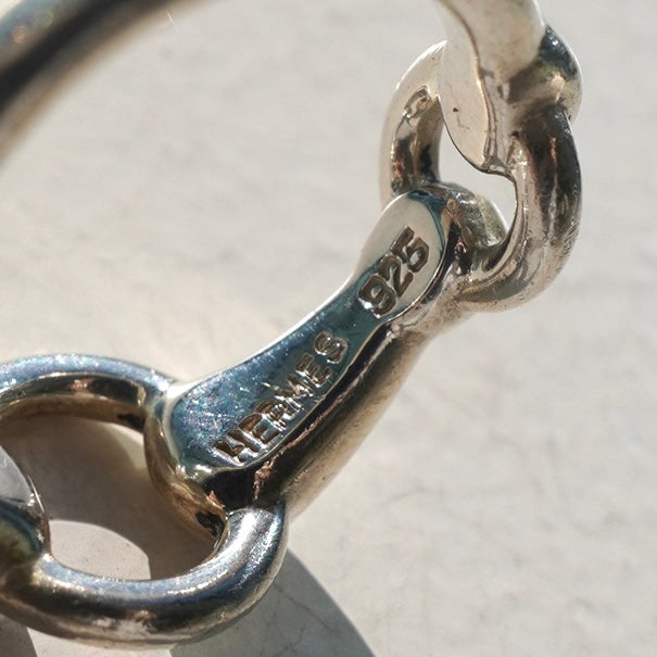 90s Hermès horse bit ring SV925 #9-10