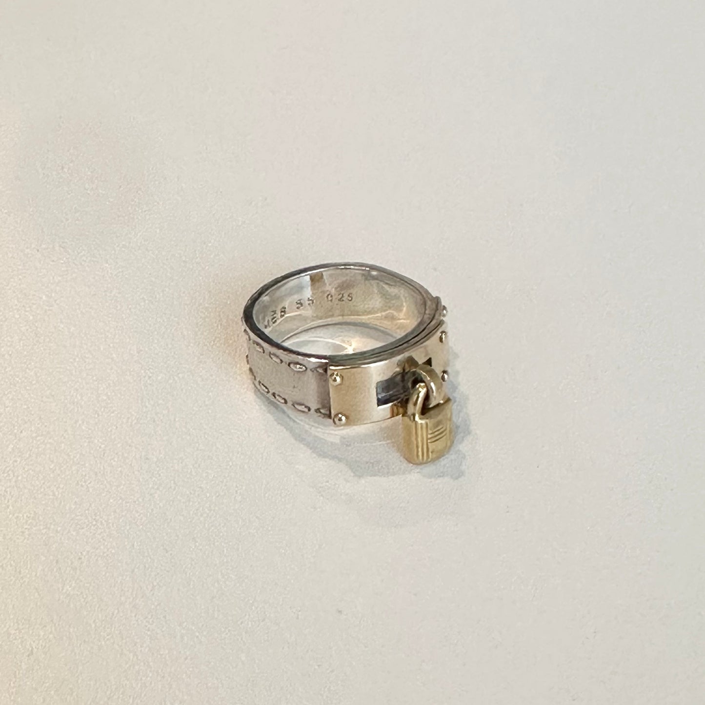 90-00s Hermès Kelly ring vintage 925 750