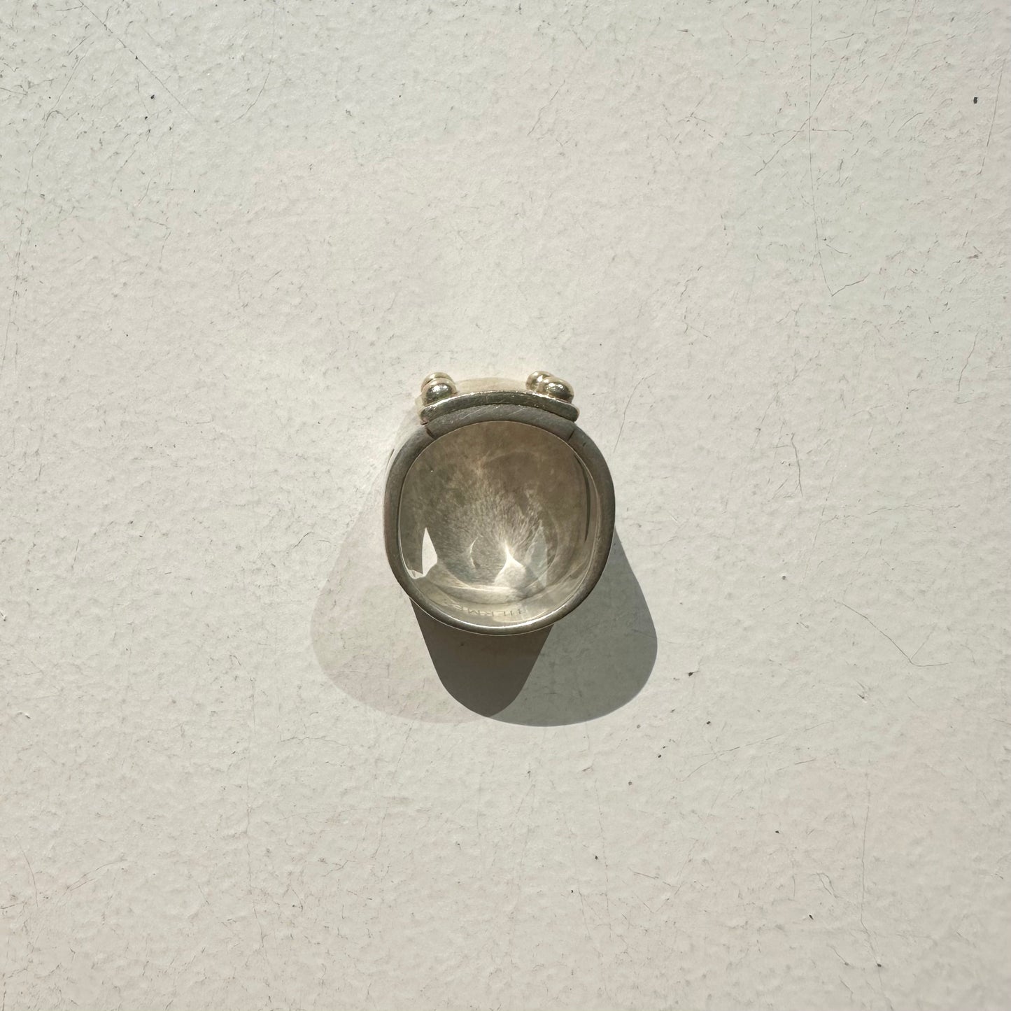 80's Hermès Ring vintage 925 750 #12-13