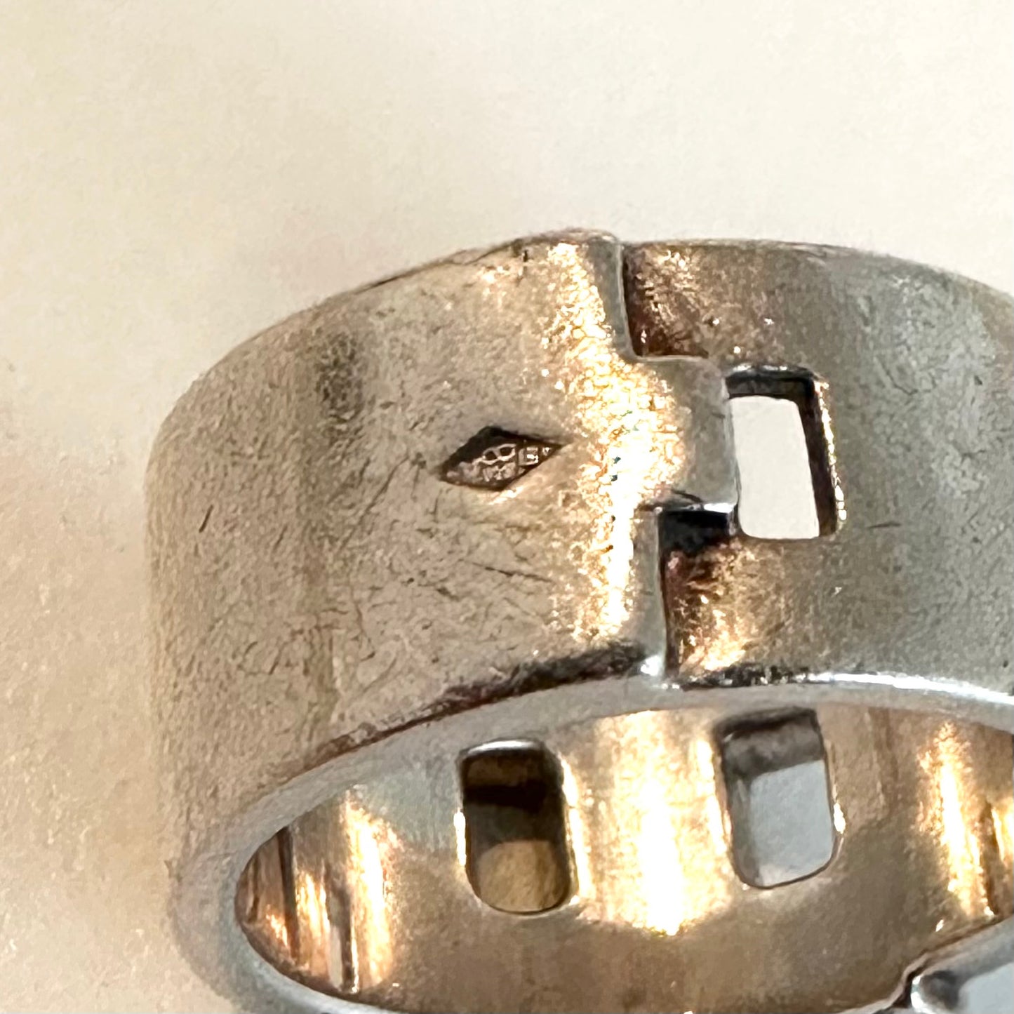 00s Hermès Hercules ring vintage 925