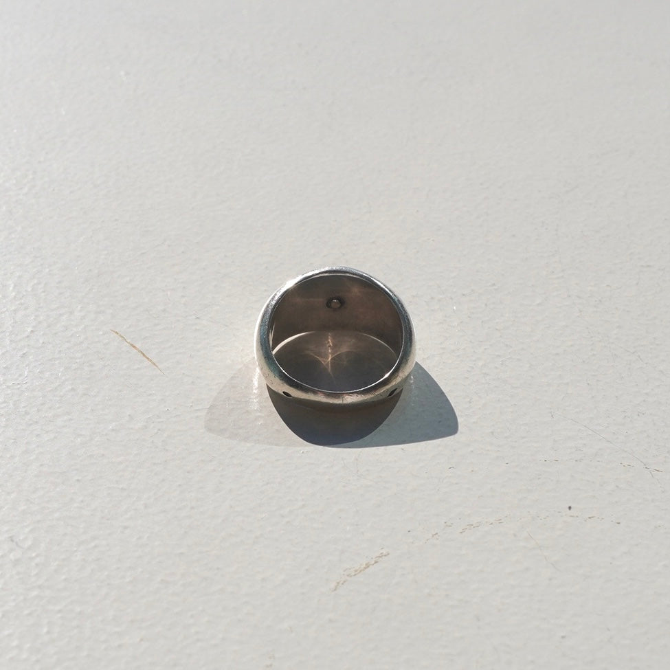 80s-90s Hermès Serie Ring vintage SV925 AU750 58 #18