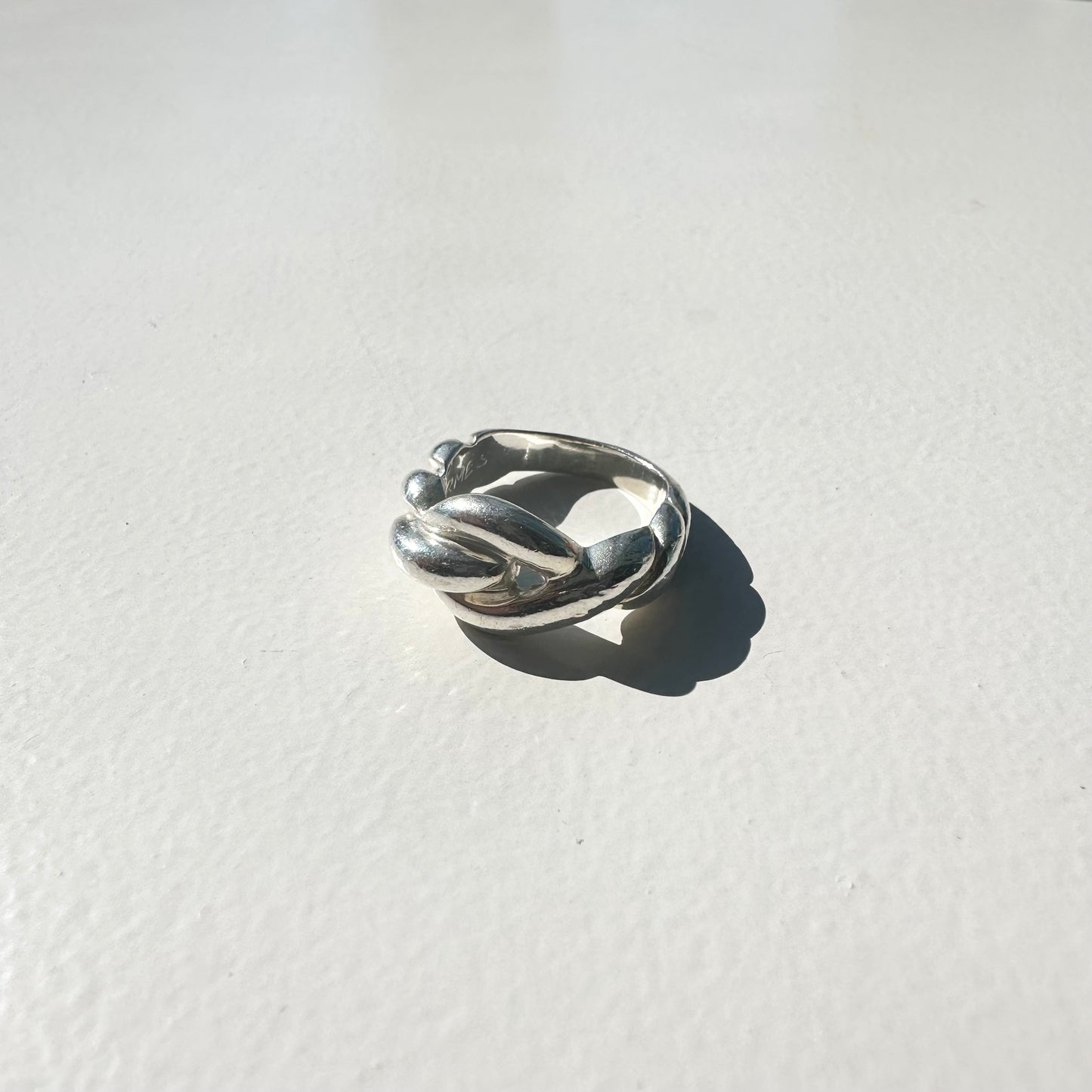 80s Hermès Torsard Ring vintage SV925 53