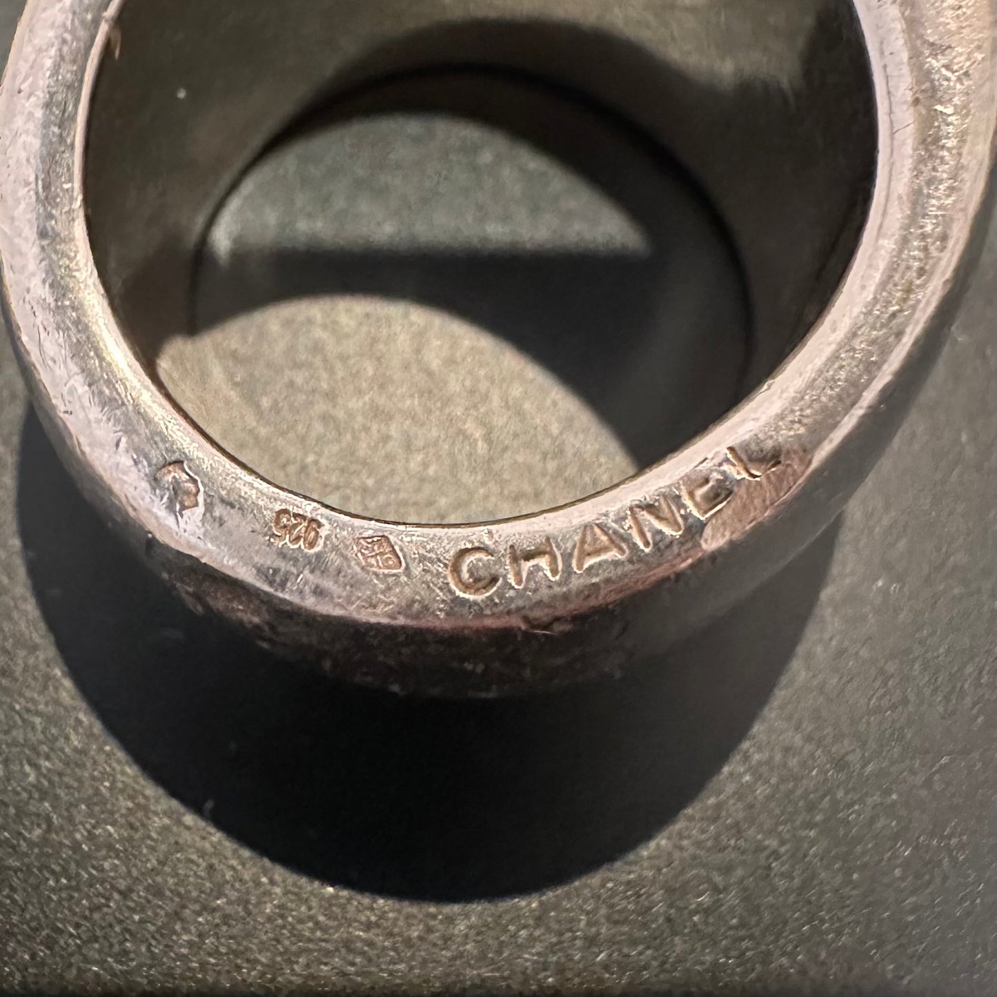 90s CHANEL ring vintage SV925