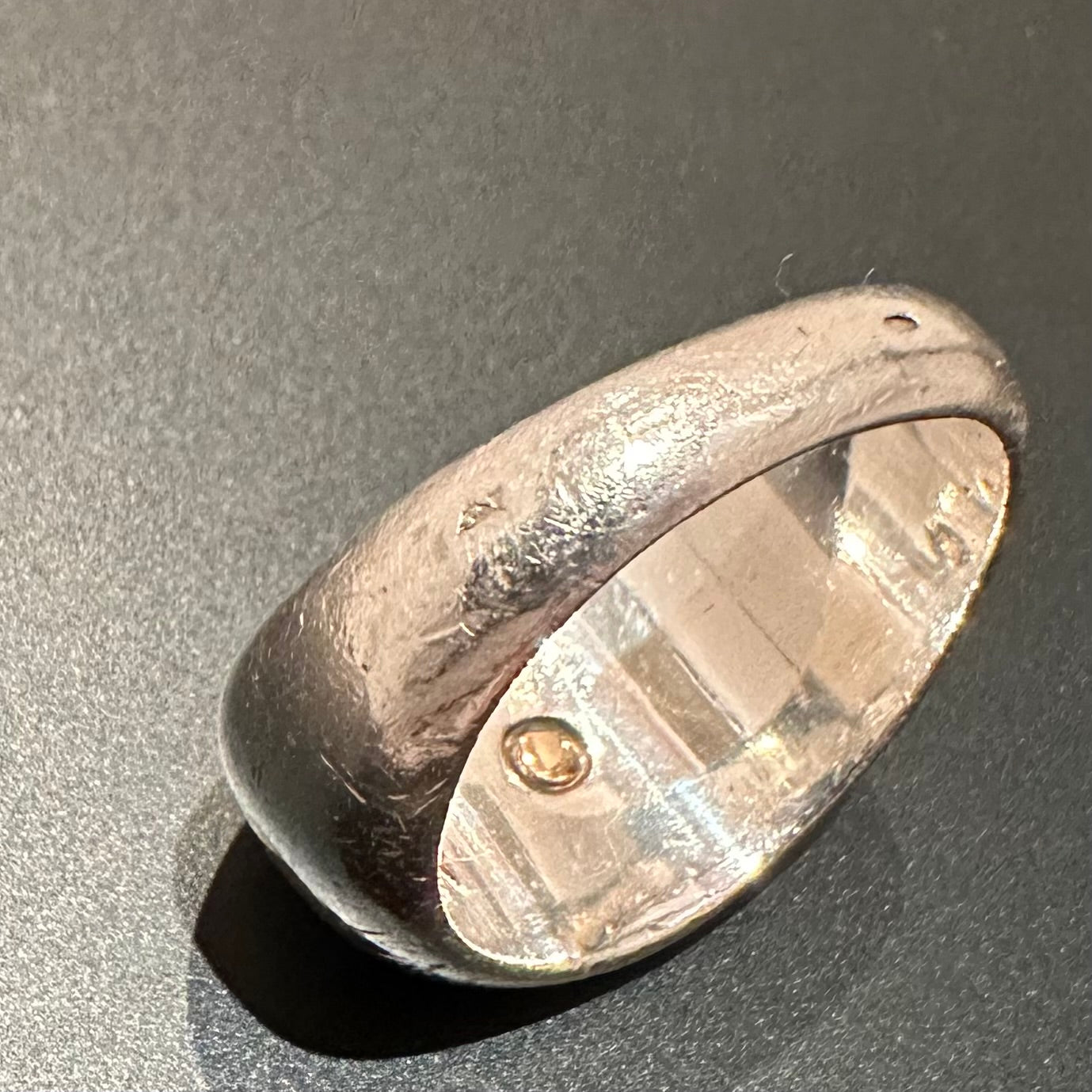 80-90s Hermès Sellier Ring vintage 925 750