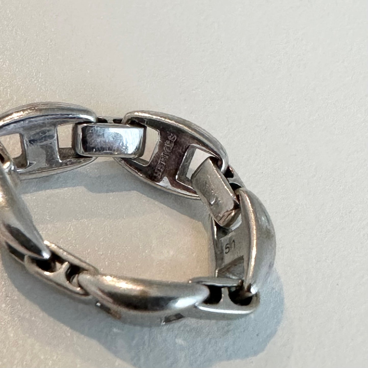 90s Hermès Cassiopeia ring 750