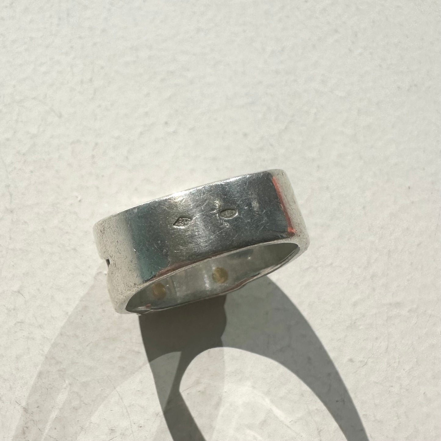 80's Hermès Ring vintage 925 750 #12-13