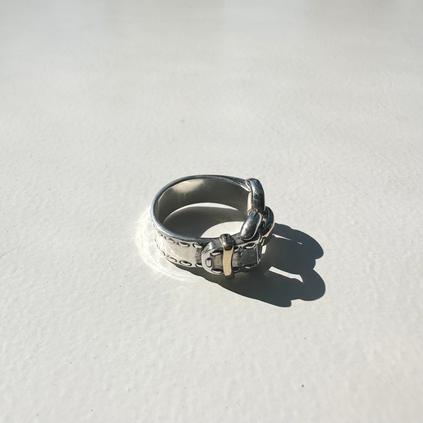 90s Hermès Ring vintage SV925 AU750
