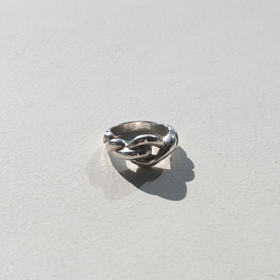 70s-80s Hermès Torsard Ring vintage SV925 56