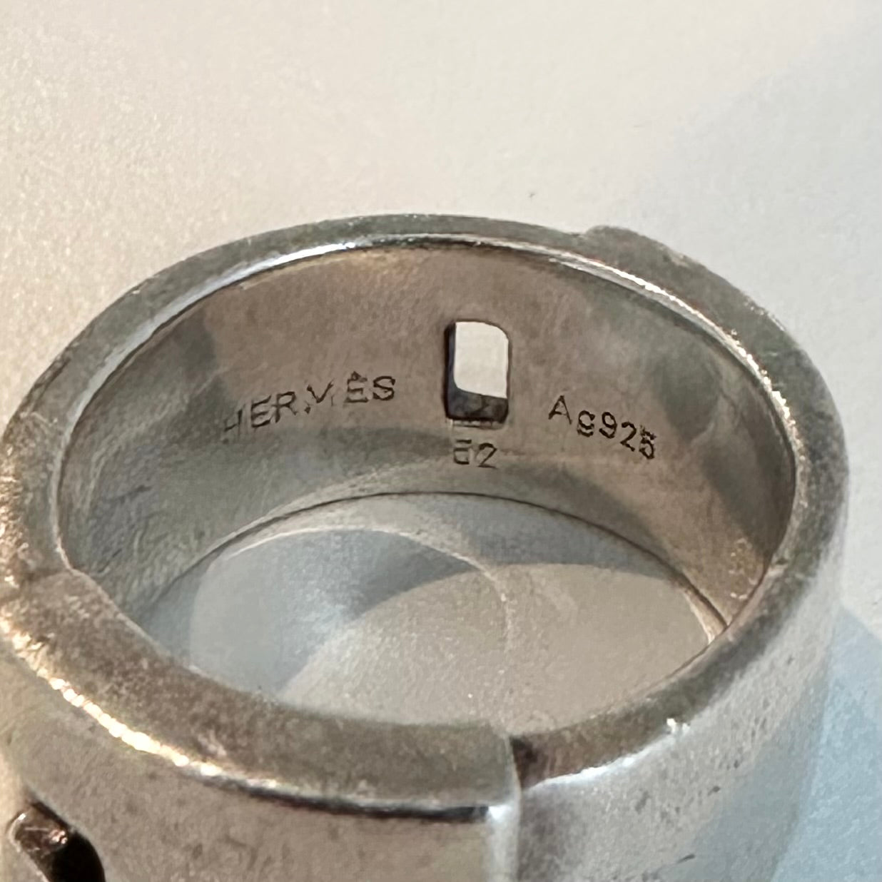 00s Hermès Hercules ring vintage 925