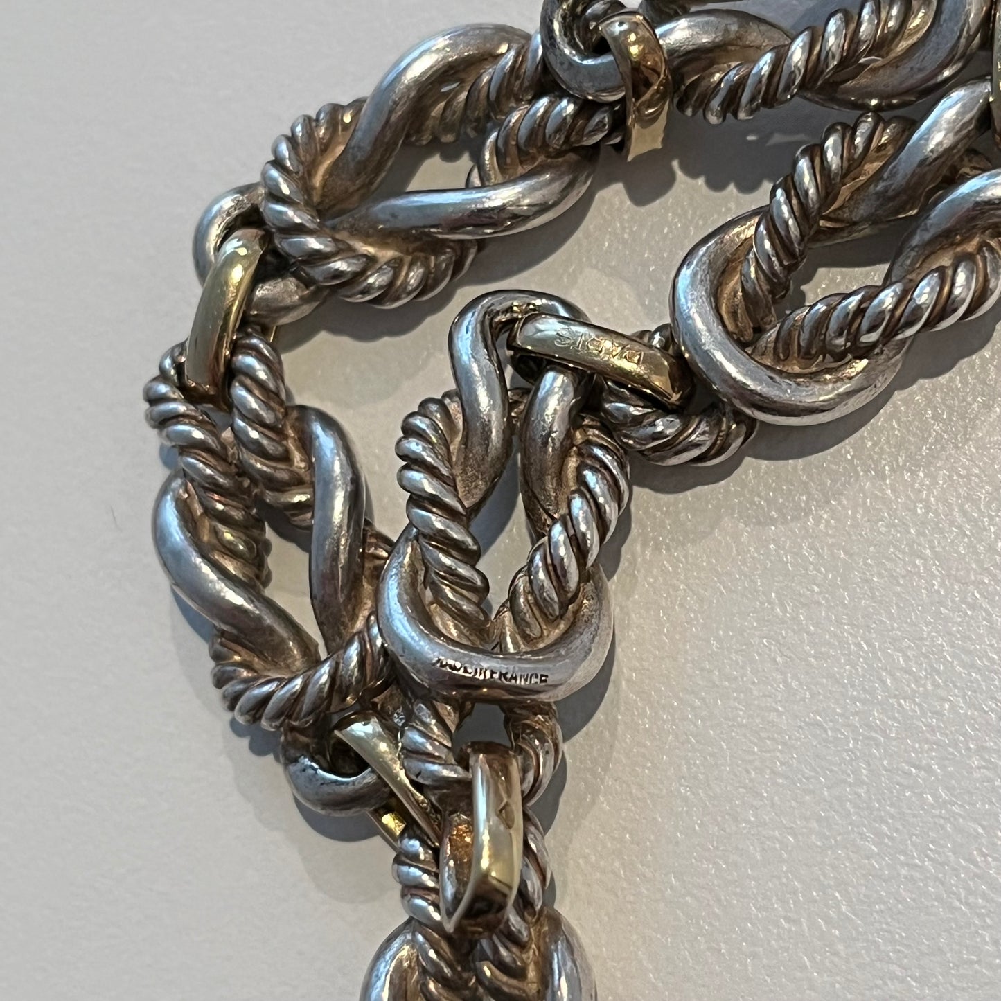 80s Hermès Los Angeles necklace SV925 AU750