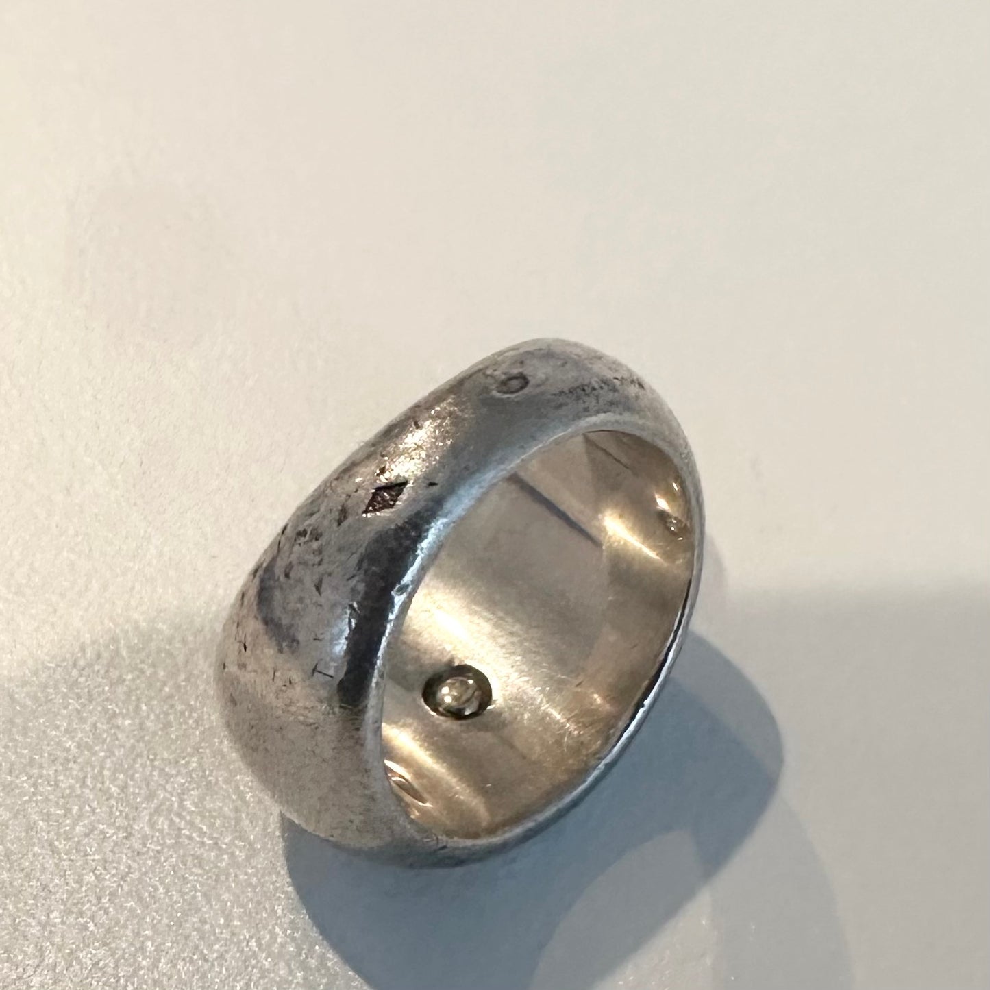 80s Hermès Sellier Ring vintage 925 750