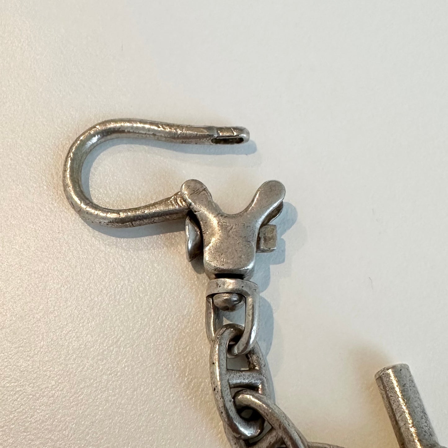 90s Hermès Chaine d'ancre Keyring vintage 925