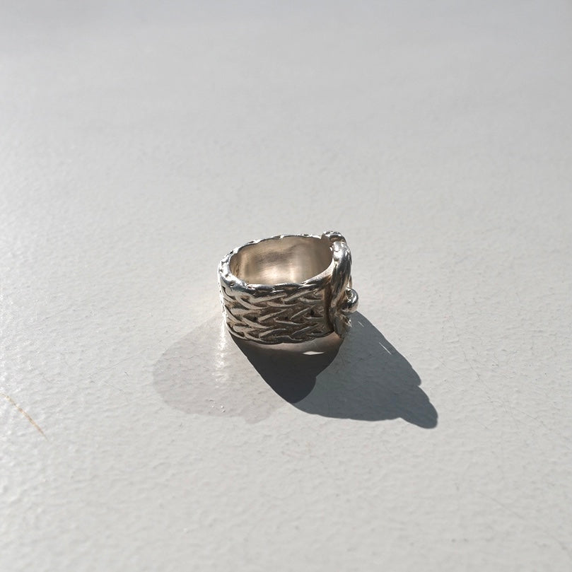 70s-80s Hermès Diane Ring vintage SV925 #9-10