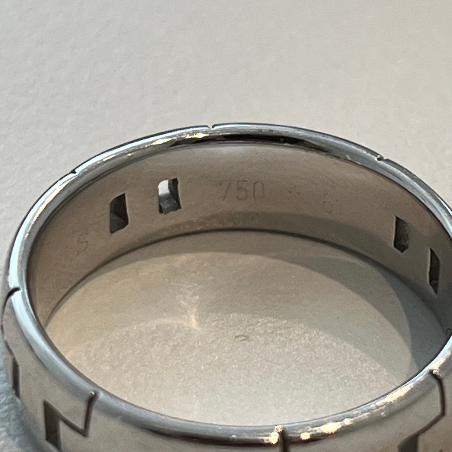 90-00s Hermès Hercules ring vintage AU750 61