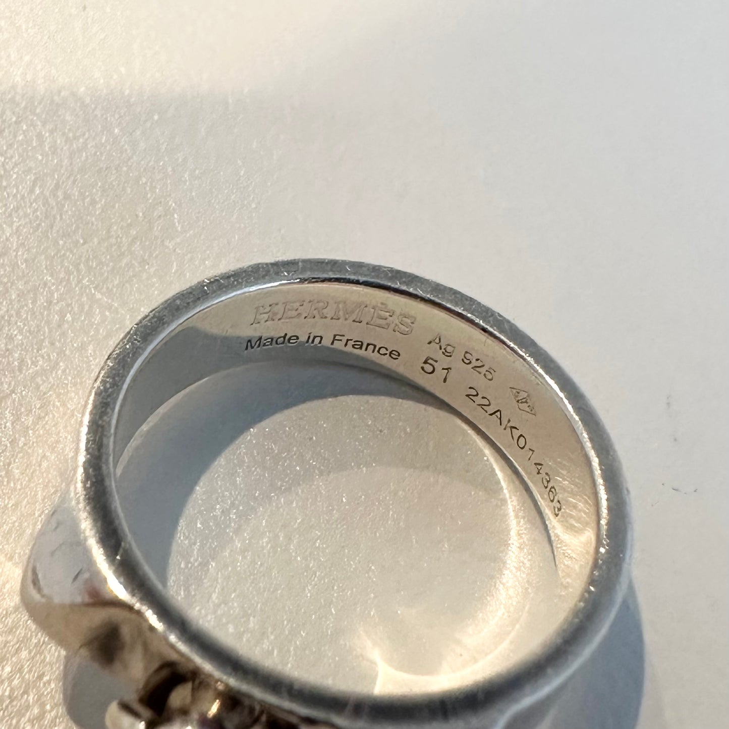 Hermès Collier de Chien PM ring 925