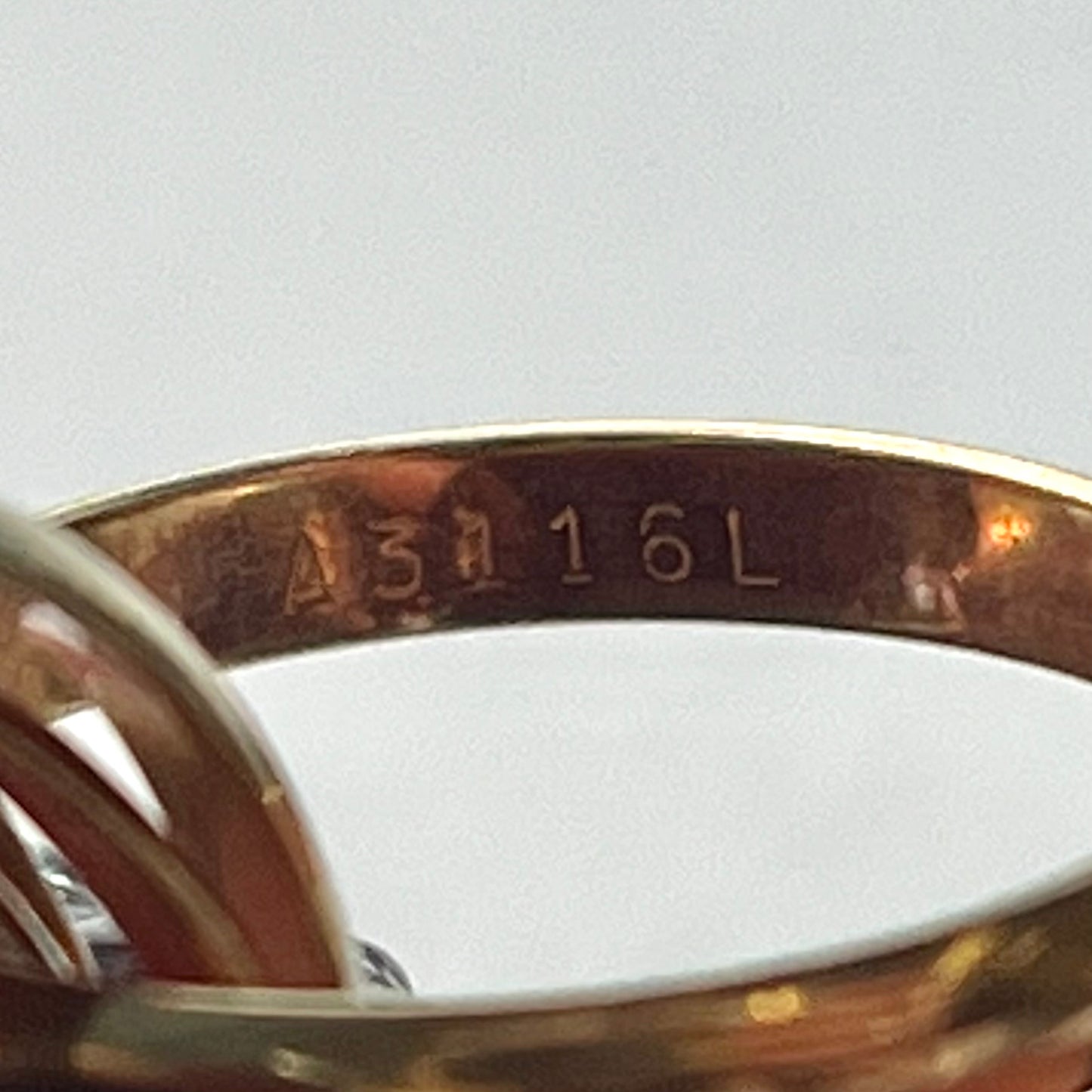 80s Cartier Trinity ring vintage 750