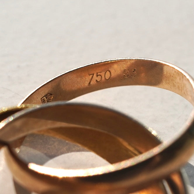 80s Cartier Trinity ring vintage 750