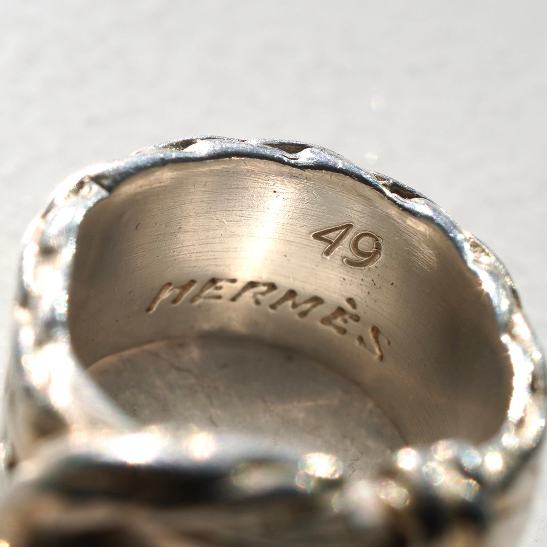 70s-80s Hermès Diane Ring vintage SV925 #9-10