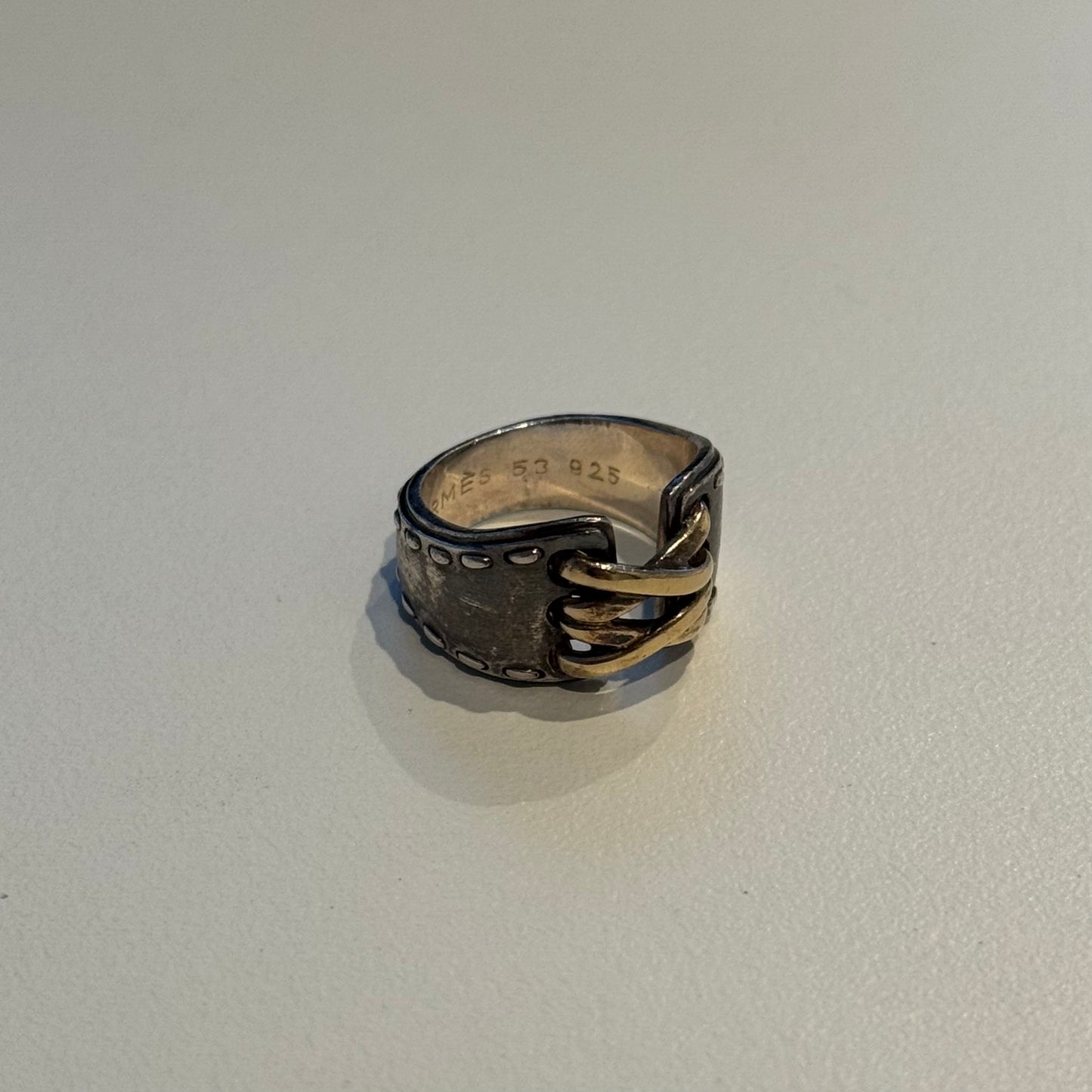 90-00s Hermès Mexico ring vintage SV925 AU750