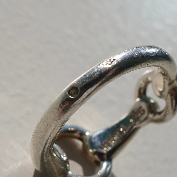 90s Hermès horse bit ring SV925 #9-10