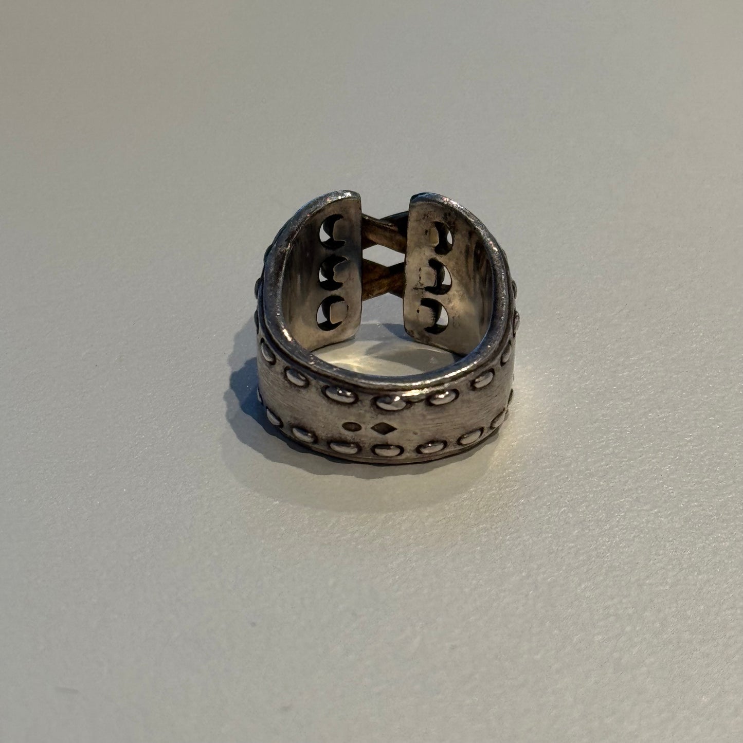 90-00s Hermès Mexico ring vintage SV925 AU750