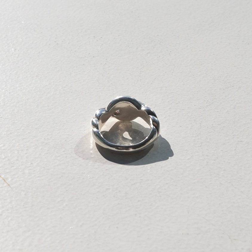 70s-80s Hermès Torsard Ring vintage SV925 56