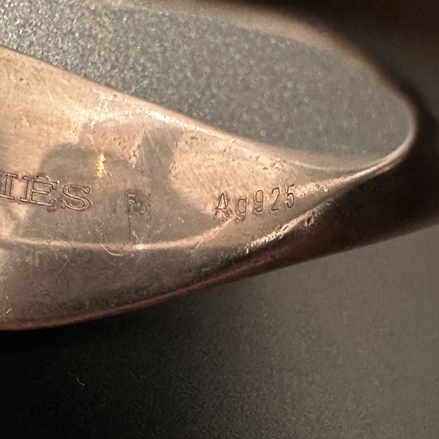 00s Hermès ring vintage 925