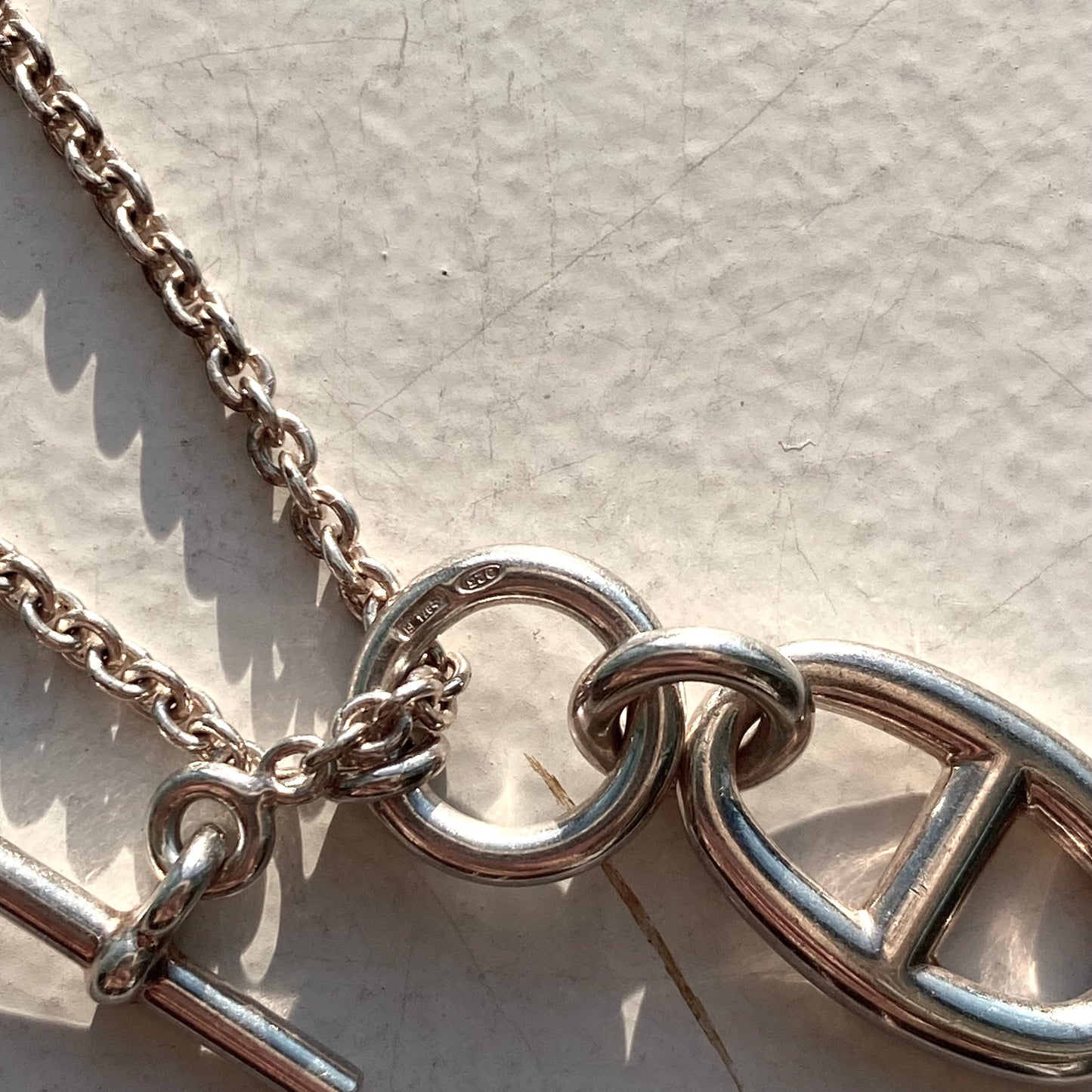 Hermes Chaine d'ancre necklace vintage SV925