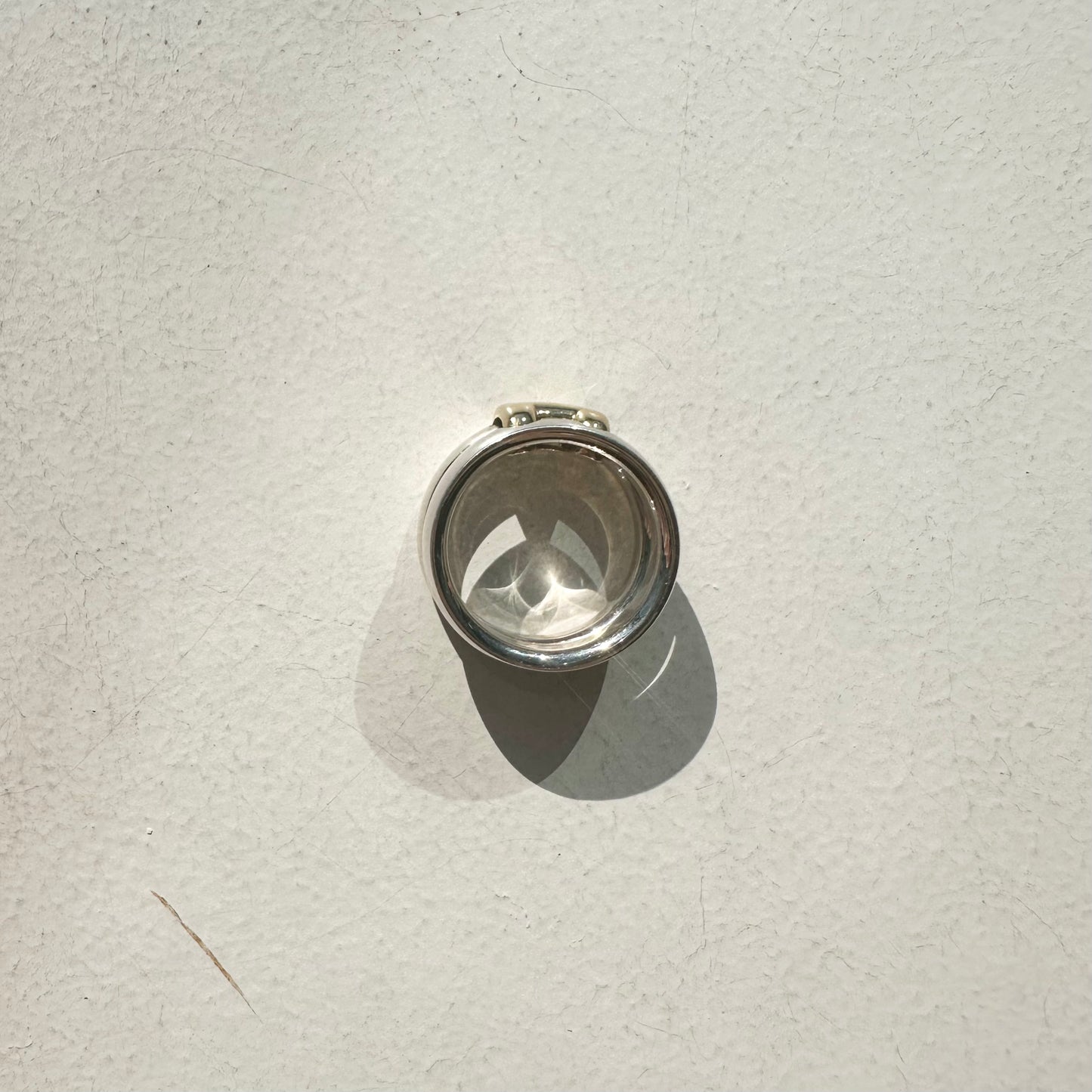 90-00s Hermès Olympe ring vintage SV925 AU750 #11-12