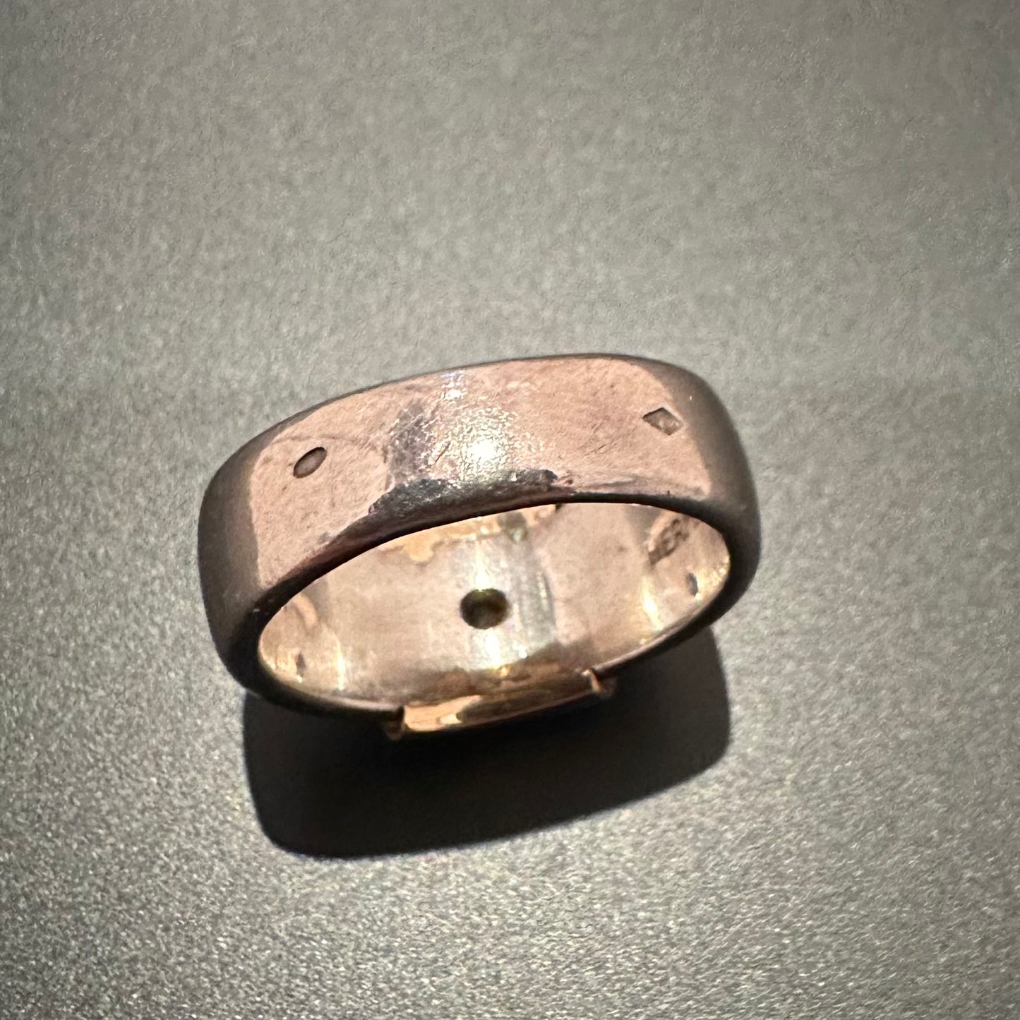 80s Hermès citrine Ring 925 750