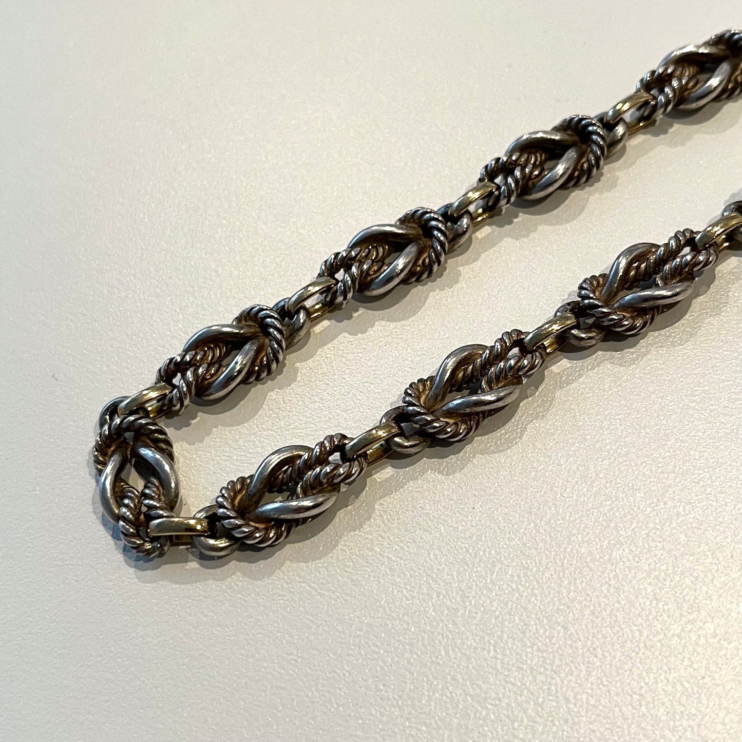 80s Hermès Los Angeles necklace SV925 AU750