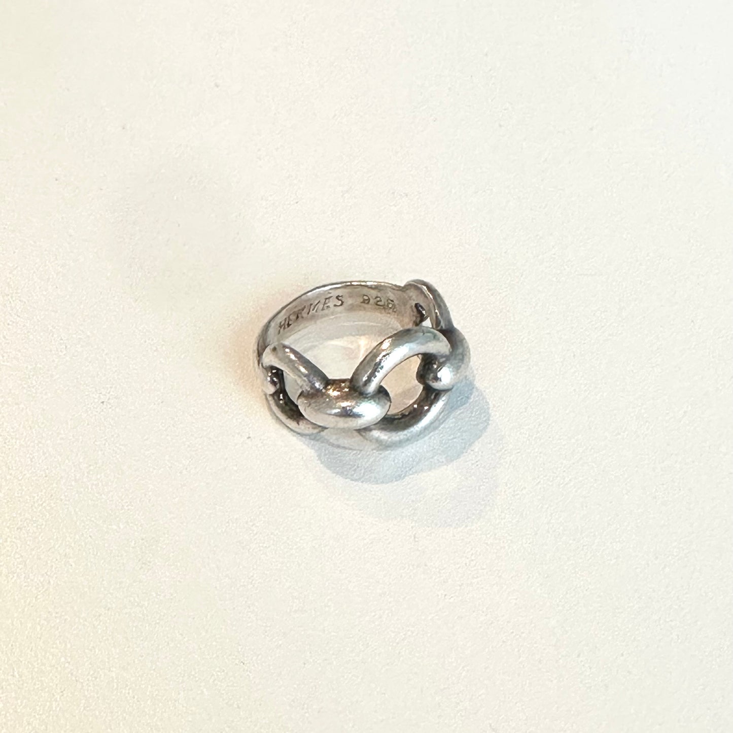 80-90s Hermès Frontail ring vintage 925 57