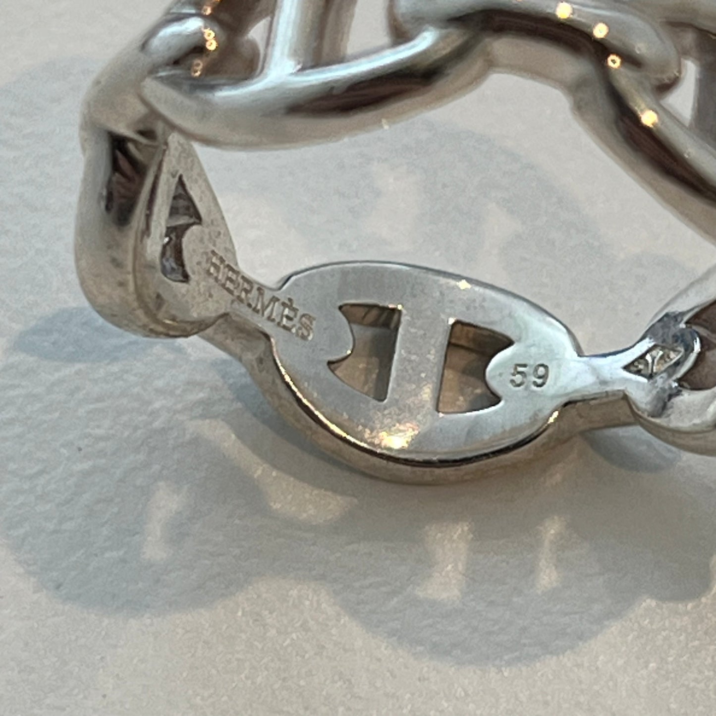 Hermès Enchainee PM ring SV925 59