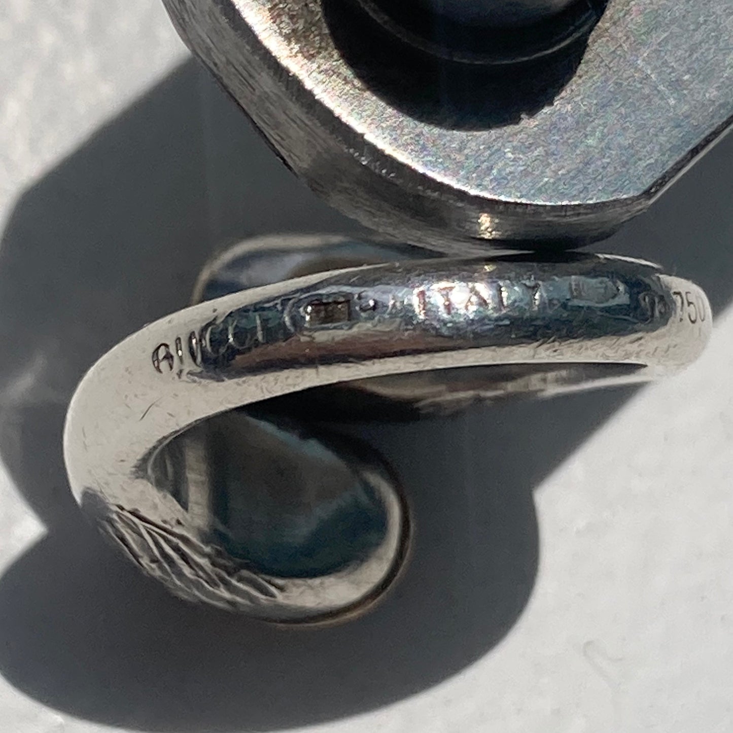 90s GUCCI by TOMFORD ring vintage SV925 AU750