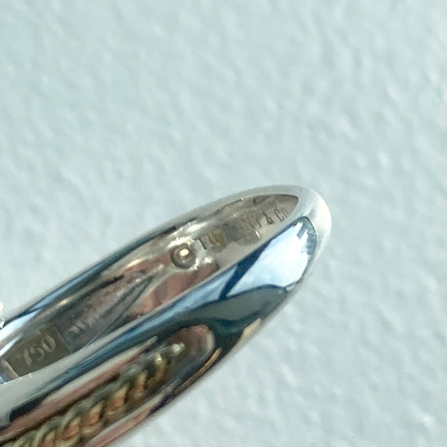 90s TIFFANY&Co. Vintage ring SV925 AU750