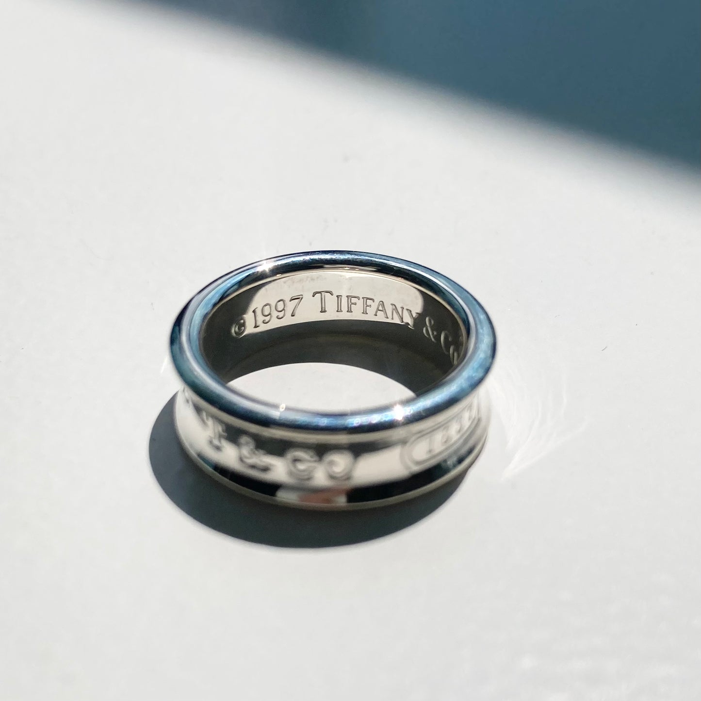 97s TIFFANY&Co. Narrow ring SV925 #12-13