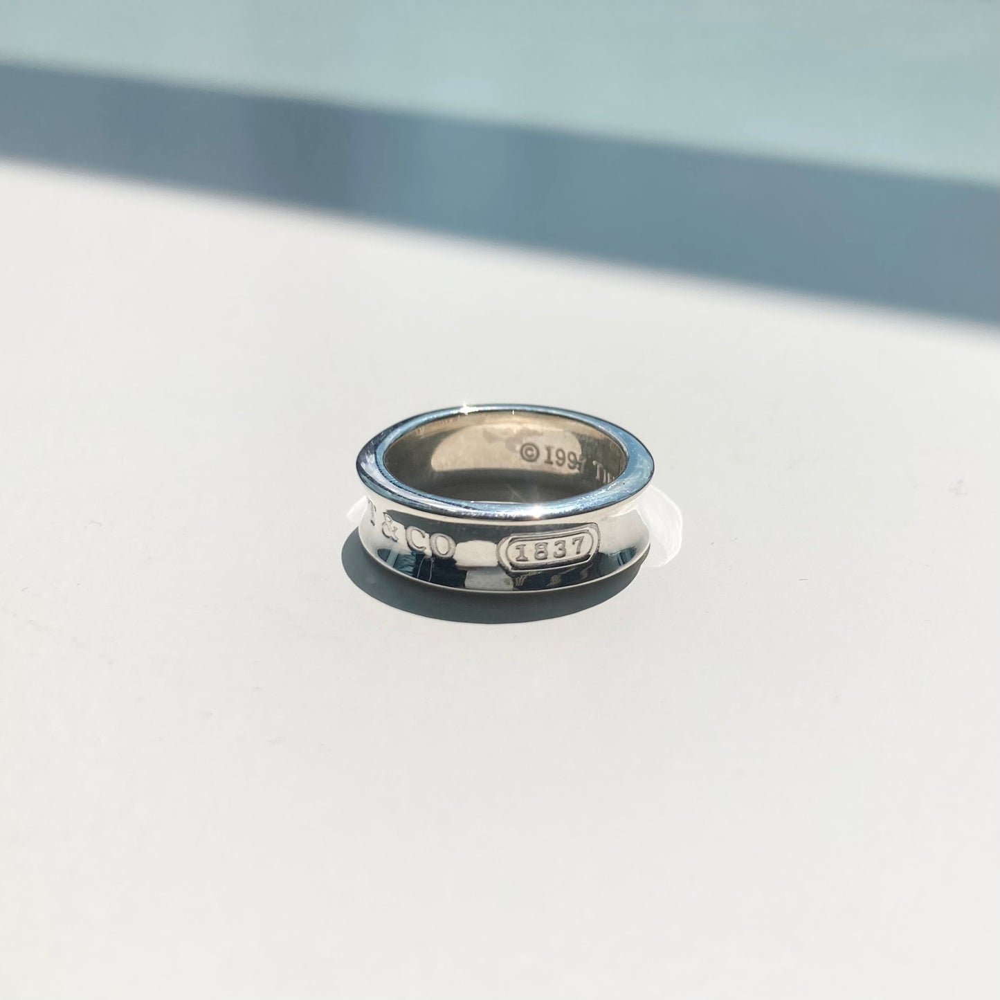 97s TIFFANY&Co. Narrow ring SV925 #15-16