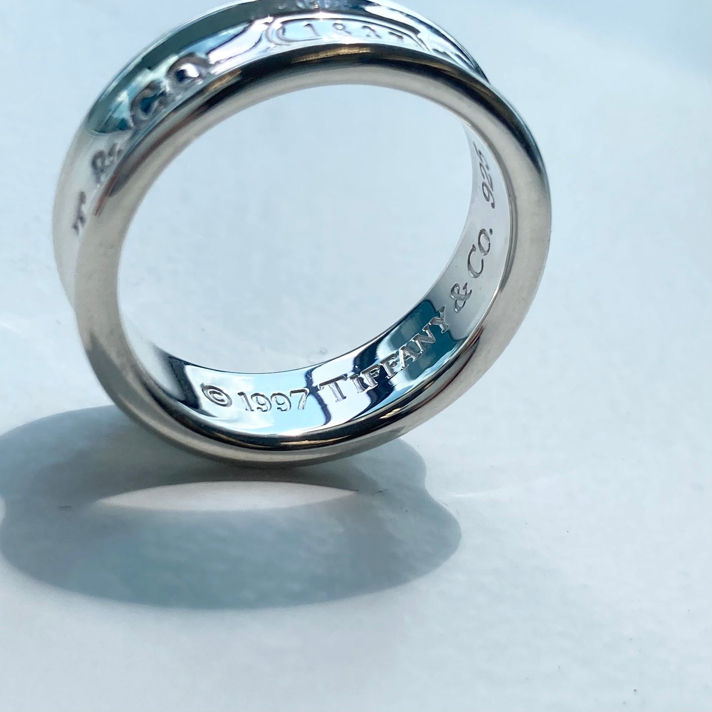 97s TIFFANY&Co. Narrow ring SV925 #21-22