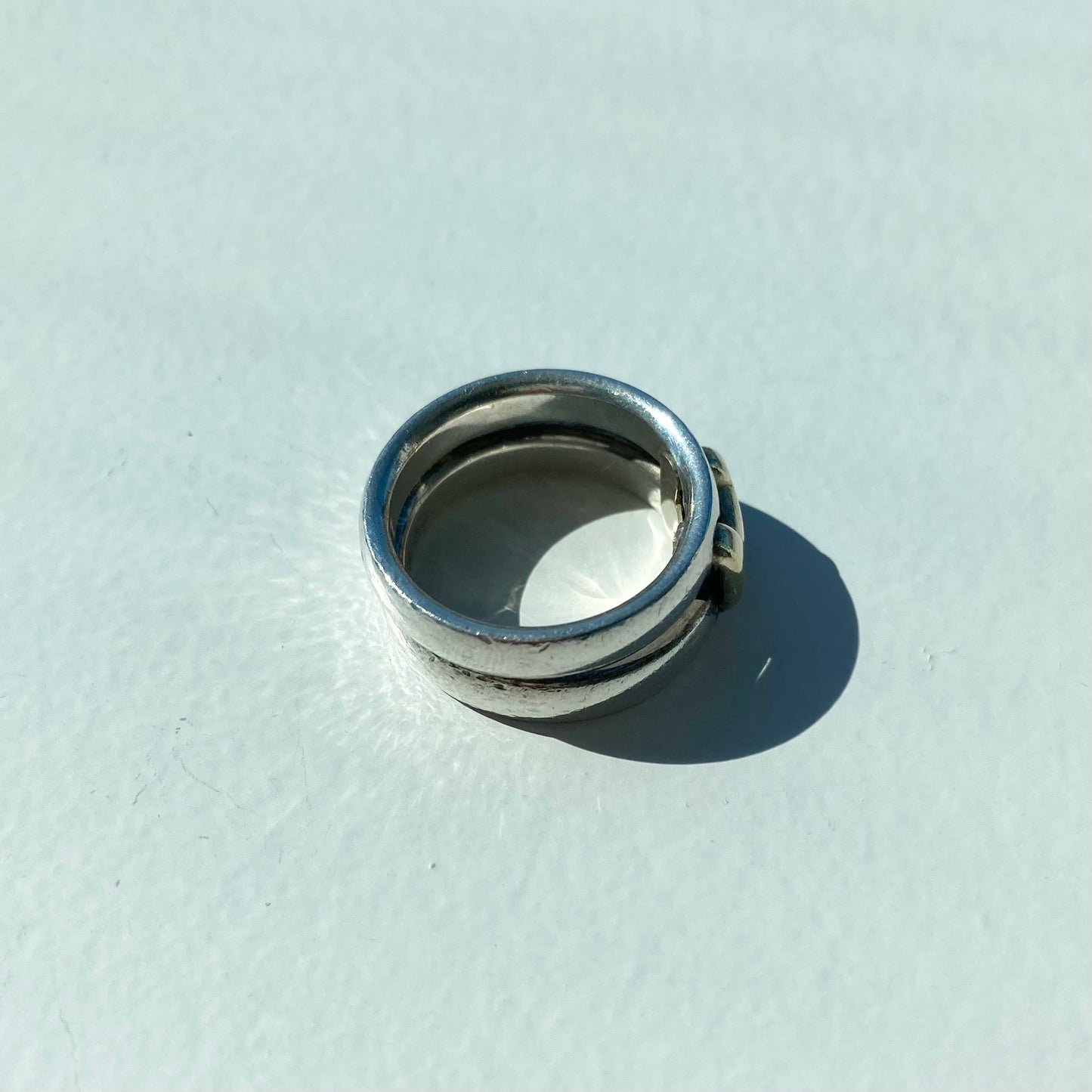 Early2000 Hermès Olympe ring vintage SV925 AU750