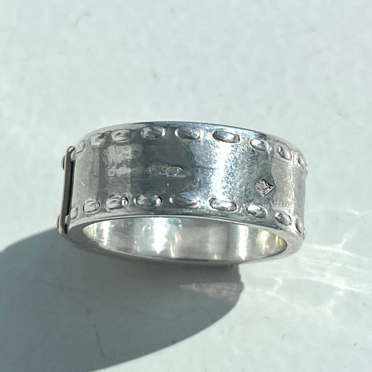 Hermès Kelly ring vintage SV925 AU750