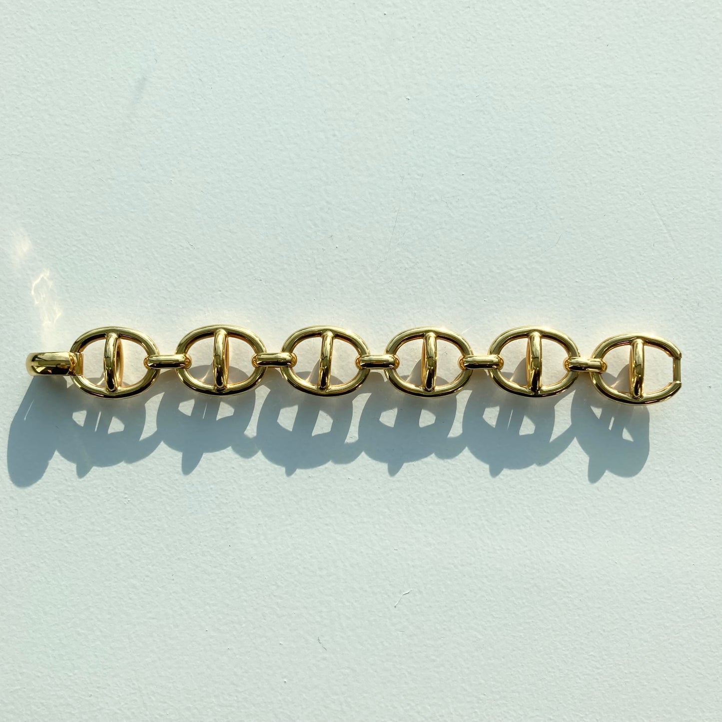90s GUCCI by TOMFORD Anchor Chain bracelet vintage