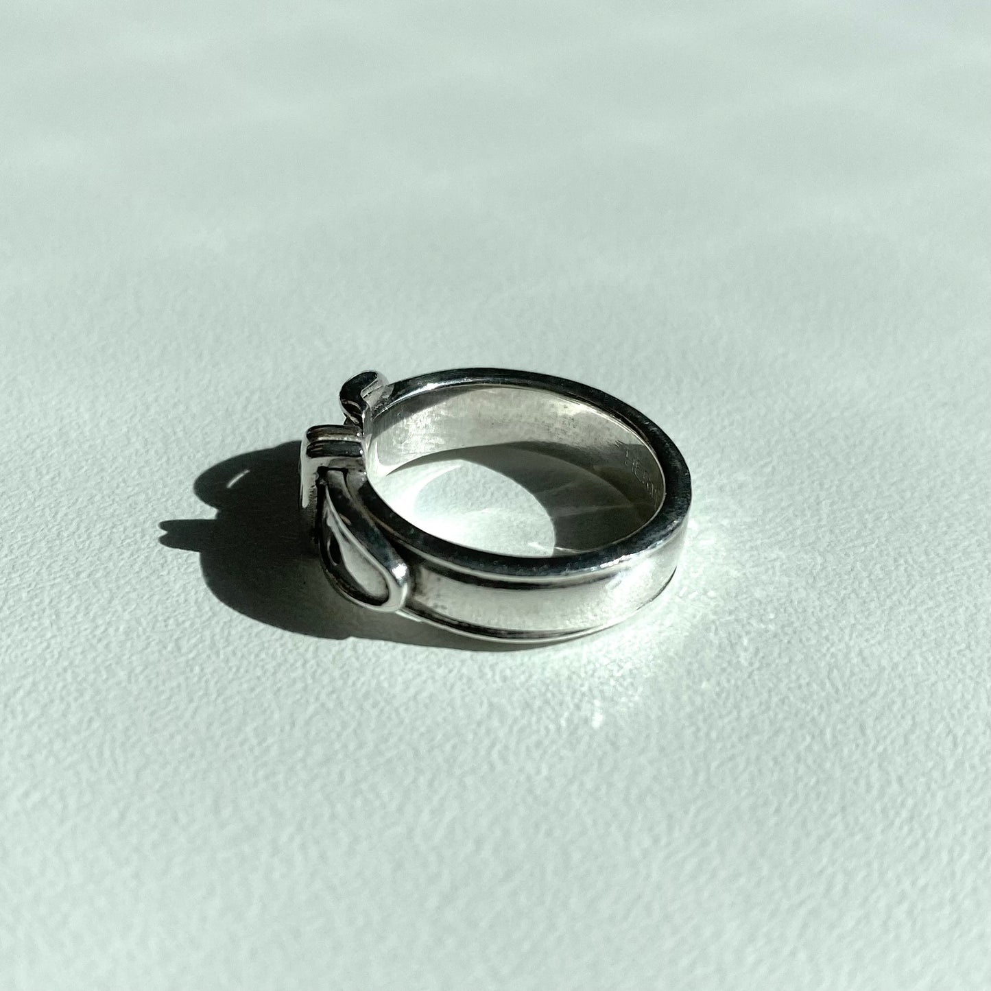 Hermès Ceinture ring vintage SV925