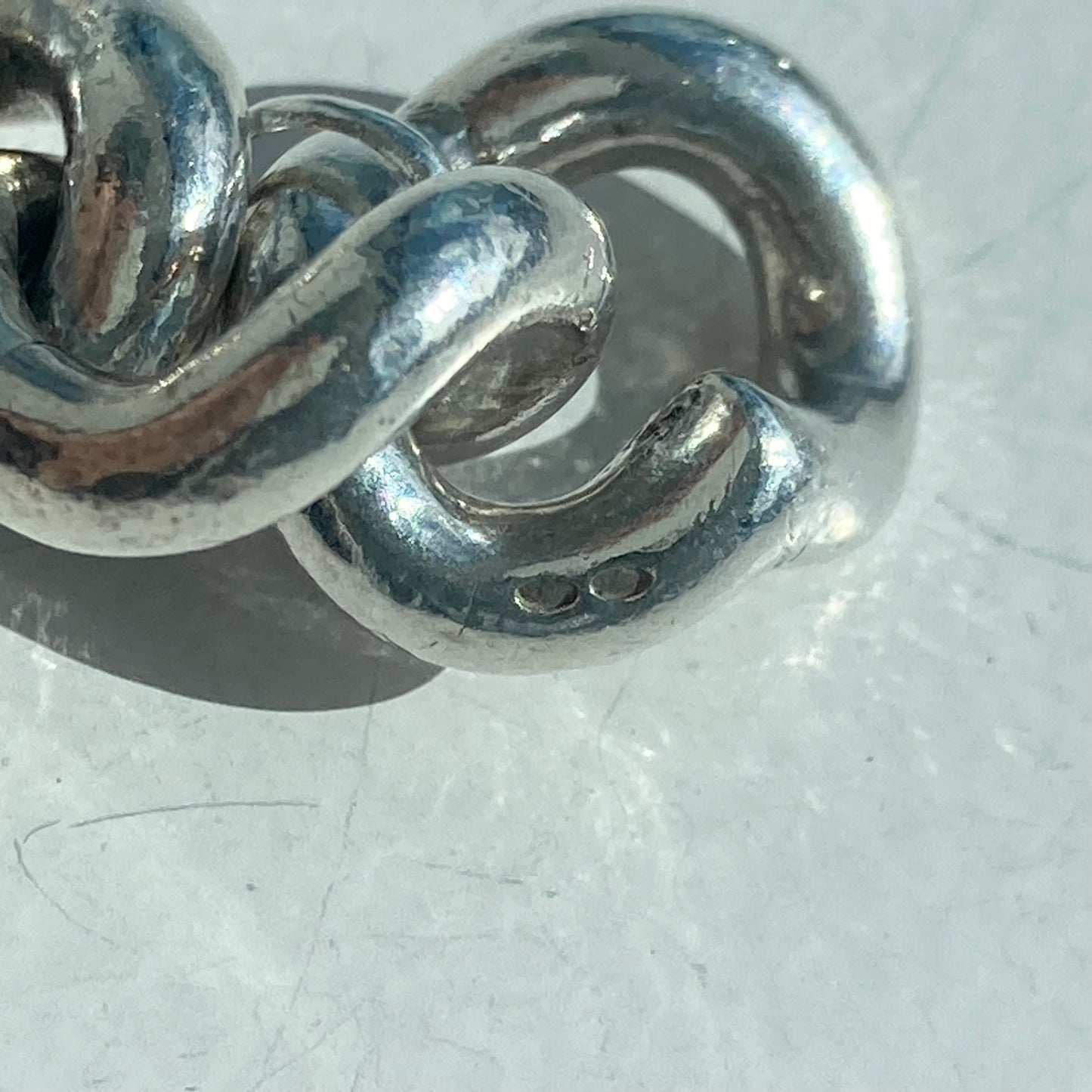 【Hold】70-80s Hermès Eros bracelet vintage SV800 AU750