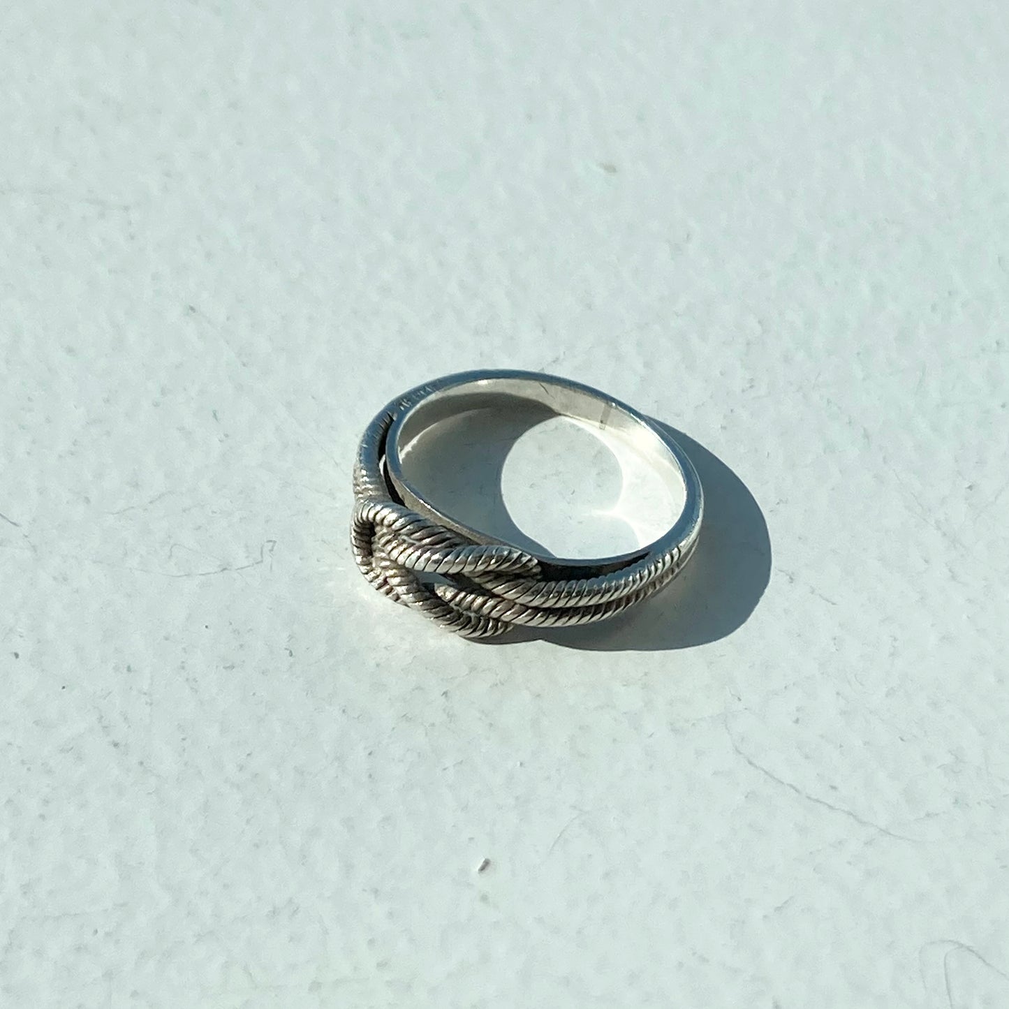 60-70s Hermès Audierne ring vintage SV800 #9-10